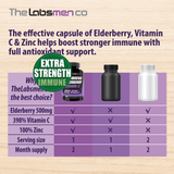 Season Change immune support supplement w/ elderberry vitamin c and zinc Support Immune & Respiratory Health & Increase Antioxidant Activity During Weather Change, 2-Mons