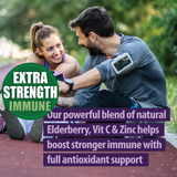 Season Change immune support supplement w/ elderberry vitamin c and zinc Support Immune & Respiratory Health & Increase Antioxidant Activity During Weather Change, 2-Mons
