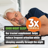 3X Formula Natural Prostate Health Supplements for Men - Saw Palmetto Reduce Nighttime Bathroom Trips + Hair Growth/Hair Loss Prevention, 2-Mons