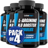 L-Arginine Nitric Oxide Supplements for Men – Happy Wife, Happy Nights Help Increase Blood Flow Circulation, Muscle Pump Pre Workout, Male Endurance w/ Tribulus - 2 Mons
