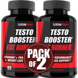 Natural Testosterone Booster for Men at Gym & Bedroom, Happy Wife, Happy Nights - Helps Boost Physical Performance, Restore Vitality and Support Weight Management - 60 Tablets
