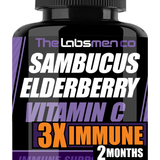 Season Change immune support supplement w/ elderberry vitamin c and zinc Support Immune & Respiratory Health & Increase Antioxidant Activity During Weather Change, 2-Mons