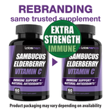 Season Change immune support supplement w/ elderberry vitamin c and zinc Support Immune & Respiratory Health & Increase Antioxidant Activity During Weather Change, 2-Mons