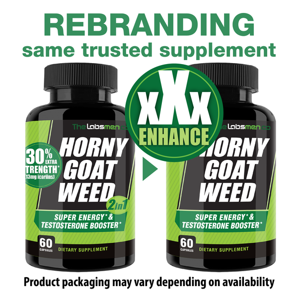 Happy Wife, Happy Nights: Horny Goat Weed for Men Promotes Natural Drive, Stamina & Energy at Gym & Bedroom
