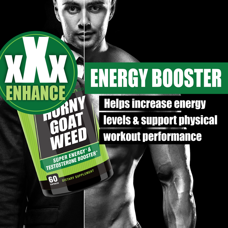 Happy Wife, Happy Nights: Horny Goat Weed for Men Promotes Natural Drive, Stamina & Energy at Gym & Bedroom