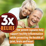 Just One Vegan Turmeric Curcumin Capsule a Day – 95% Curcuminoids Turmeric Curcumin 3X Relief with BioPerine® Black Pepper – Extra Strength – Supports Joint Comfort & Healthy Lifestyle – 2 Months Supply