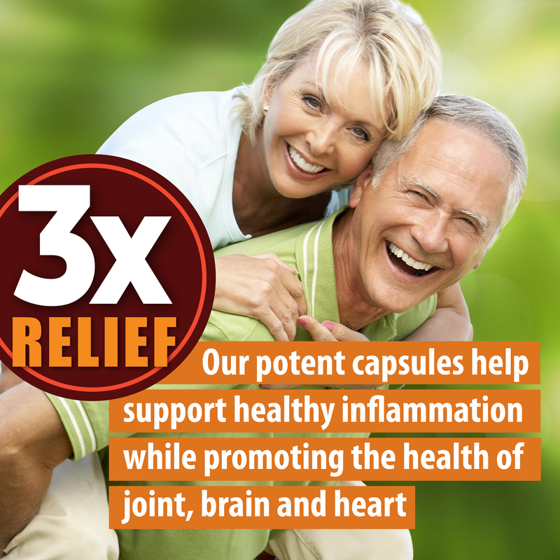 Just One Vegan Turmeric Curcumin Capsule a Day – 95% Curcuminoids Turmeric Curcumin 3X Relief with BioPerine® Black Pepper – Extra Strength – Supports Joint Comfort & Healthy Lifestyle – 2 Months Supply