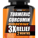 Just One Vegan Turmeric Curcumin Capsule a Day – 95% Curcuminoids Turmeric Curcumin 3X Relief with BioPerine® Black Pepper – Extra Strength – Supports Joint Comfort & Healthy Lifestyle – 2 Months Supply