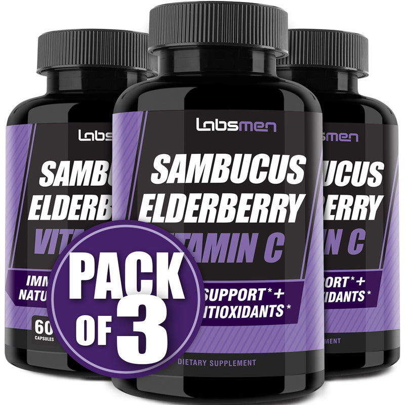 Sambucus Elderberry Zinc Vitamin C Supplement Provides Elderberry Immune Support Vitamin Zinc Vitamin C As Immune Booster for Adult, Immunity Booster &amp; Black Elderberry Supplement