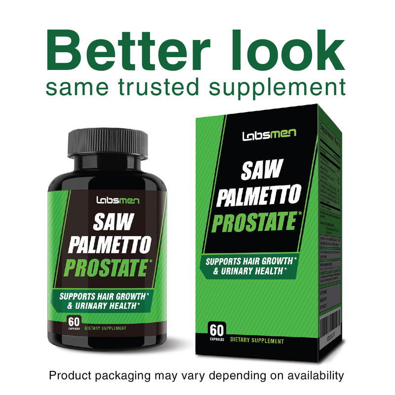 Saw Palmetto Healthy Prostate Supplement for Men 1235mg - Extra Strength Prostate Support w Frequent Urination, DHT Blocker, Hair Regrow, Hair Growth Supplement, Hair Loss Prevention