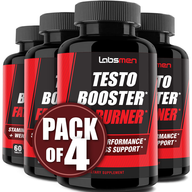 Natural Testosterone Booster for Men Sexual Drive / Testosterone Supplement for Men as Supplements for Men w/ EGCG Green Tea Healthy Weight Loss, Guarana Extract & Horny Goat Weed for Men